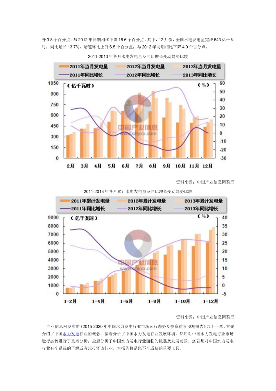 水力发电行业市场运行态势及投资前景预测报告_第3页