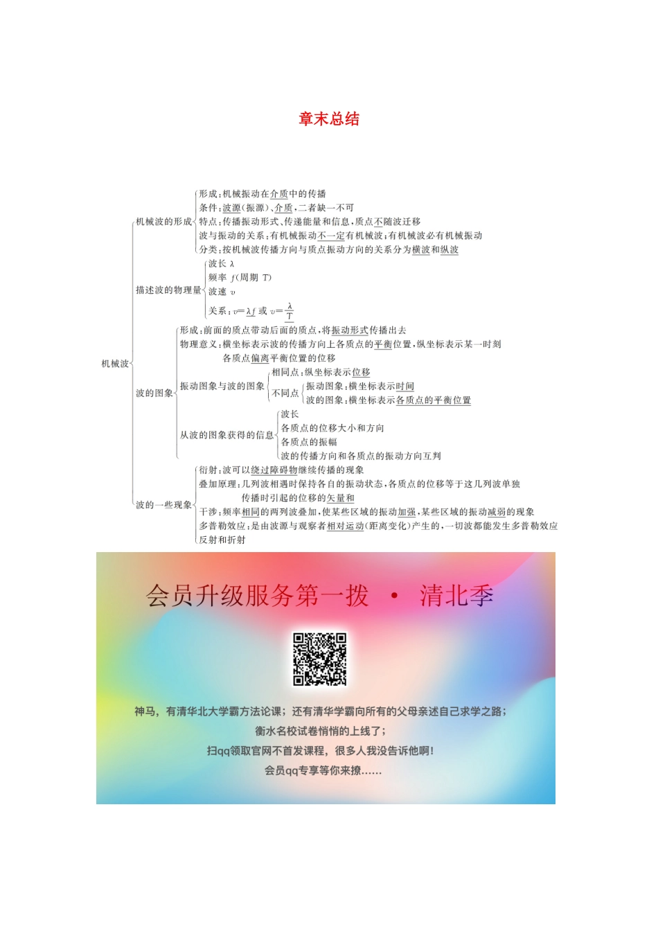 高中物理 第十二章 机械波 章末总结教案 新人教版选修3-4-新人教版高中选修3-4物理教案_第1页