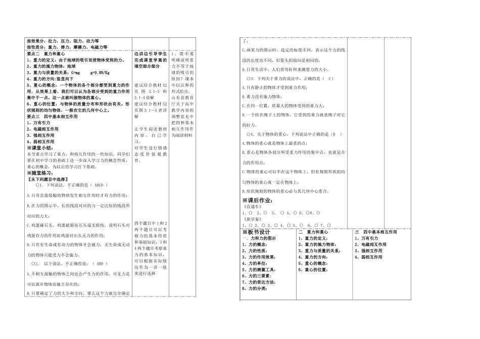 高中物理 组集体备课材料素材 新人教版必修1_第2页
