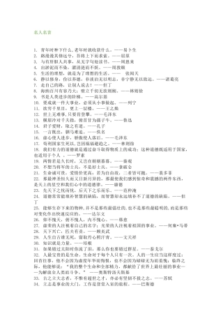 小学语文常用名言名句+成语+谚语+歇后语等素材