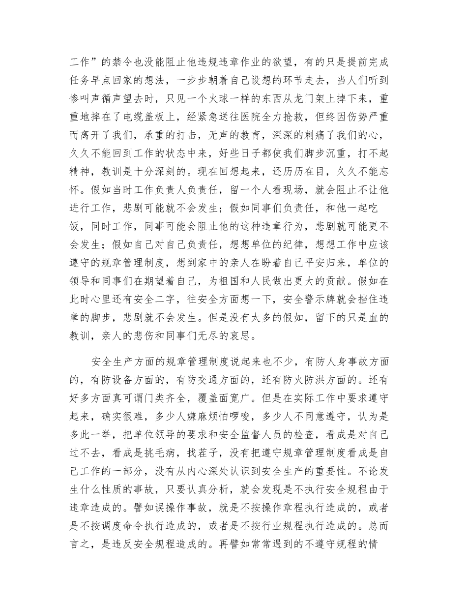 电力安全生产演讲稿_第2页