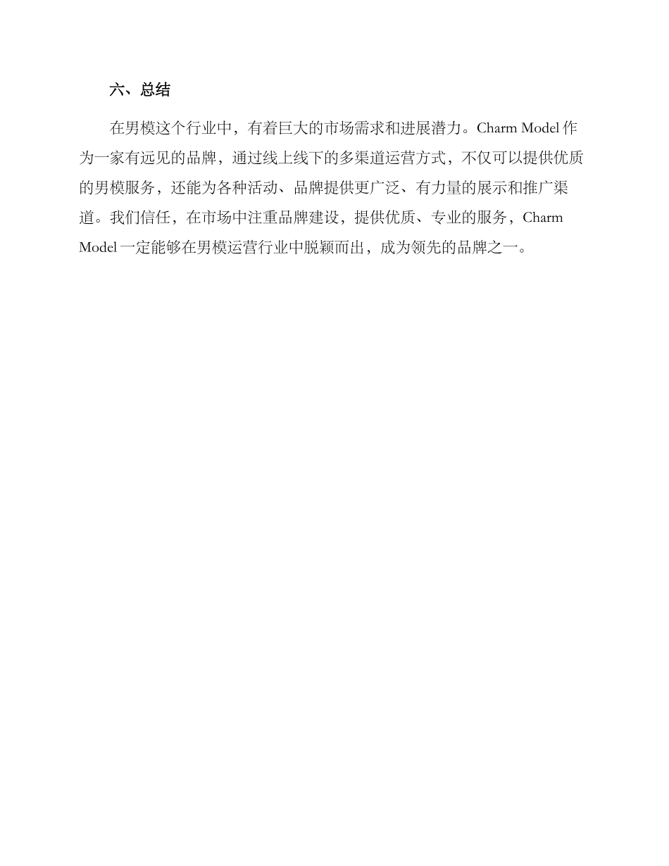 男模运营方案_第3页