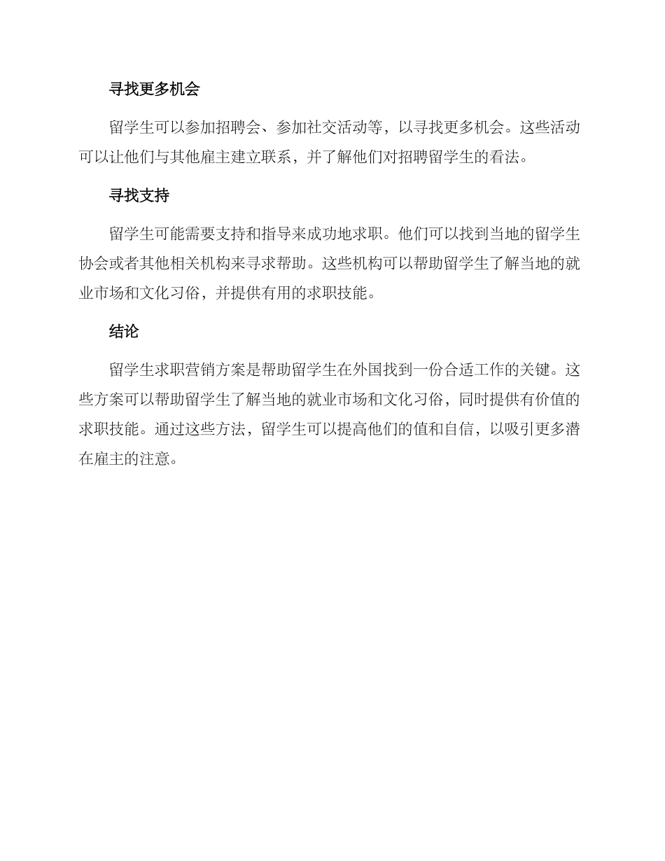 留学生求职营销方案_第3页