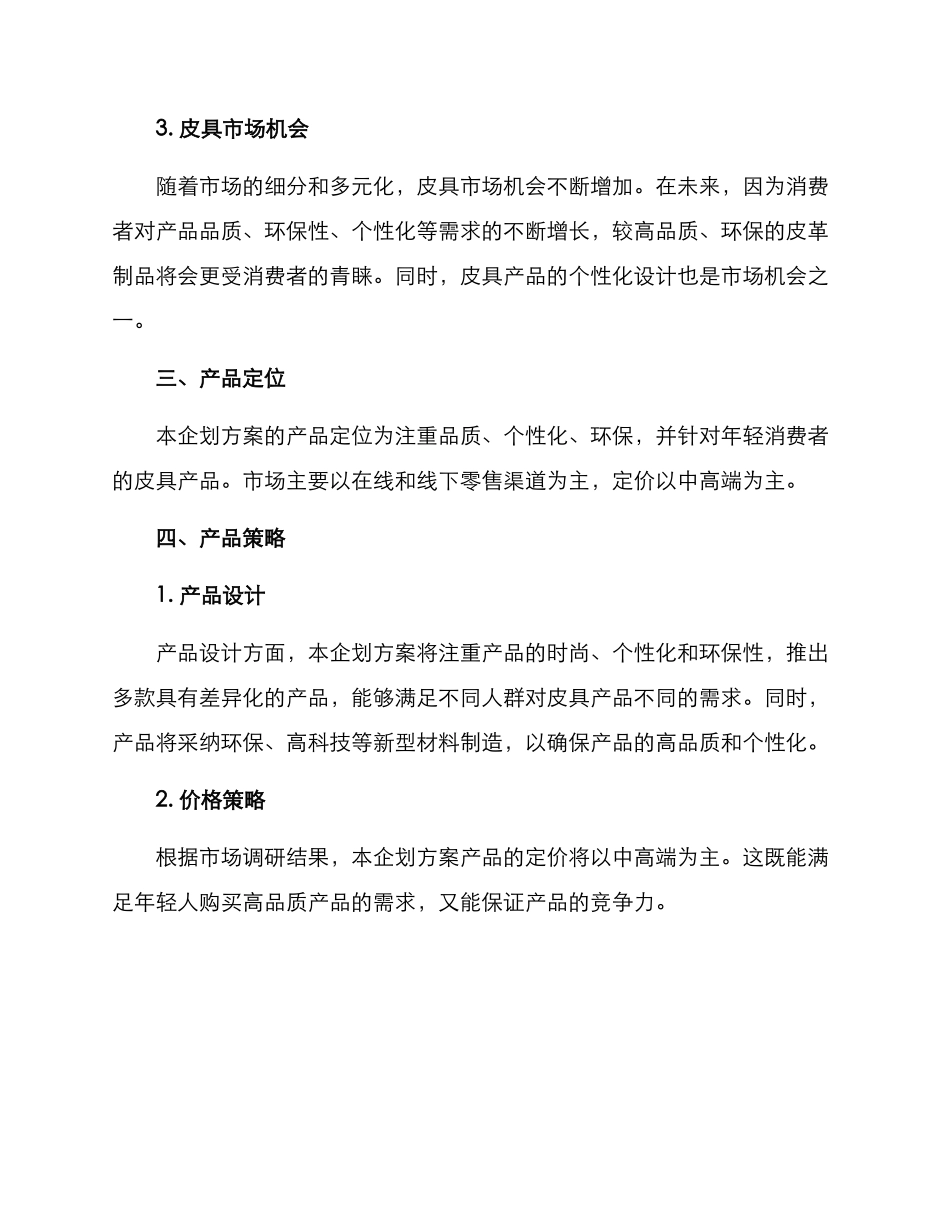 皮具产品企划方案_第2页