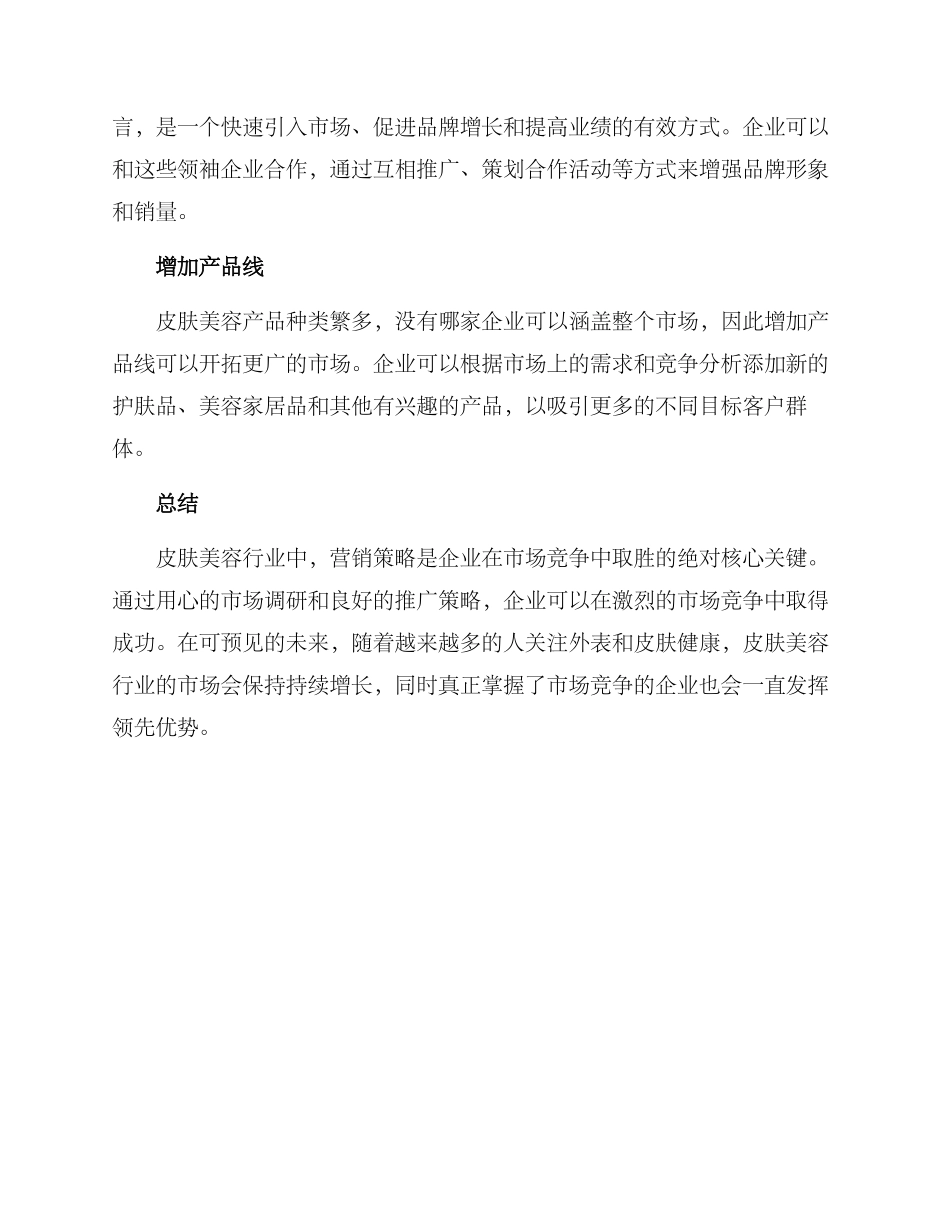 皮肤美容营销方案_第3页