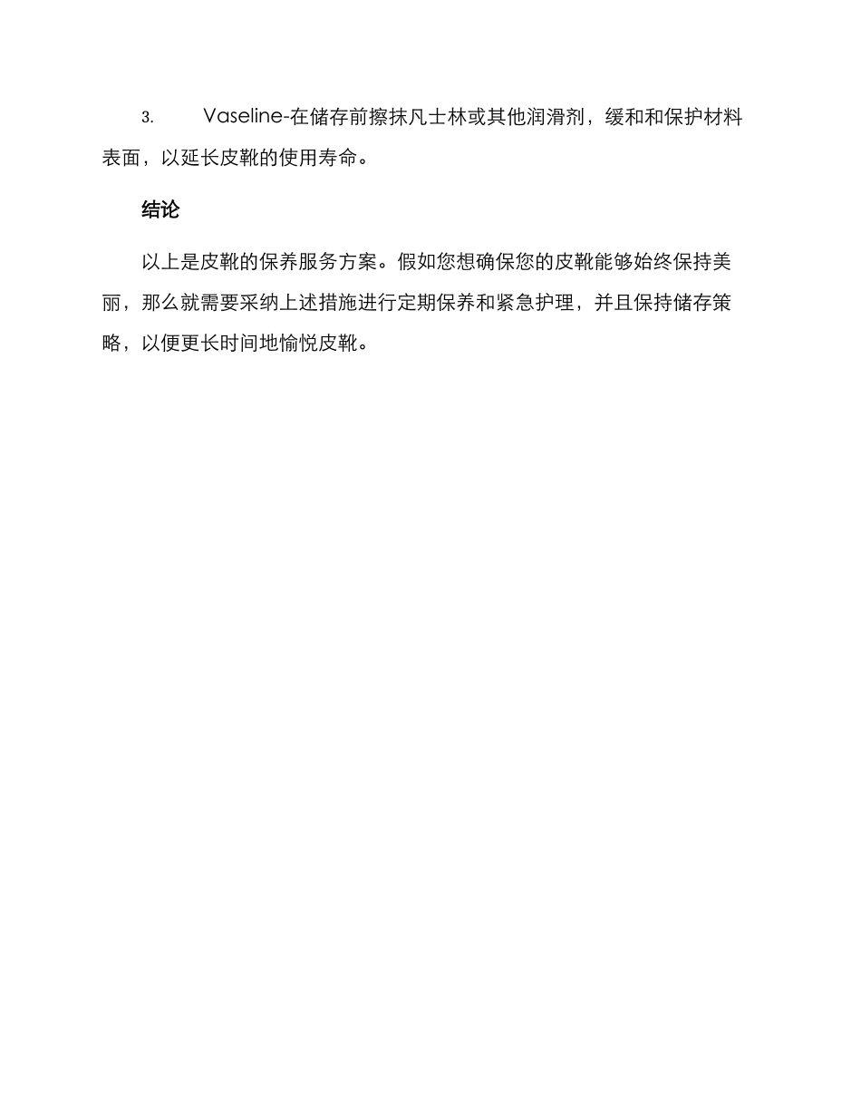 皮靴保养服务方案_第3页