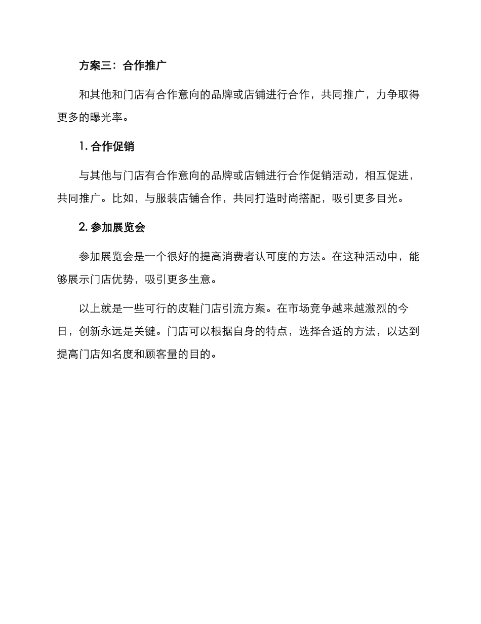 皮鞋门店引流方案_第3页