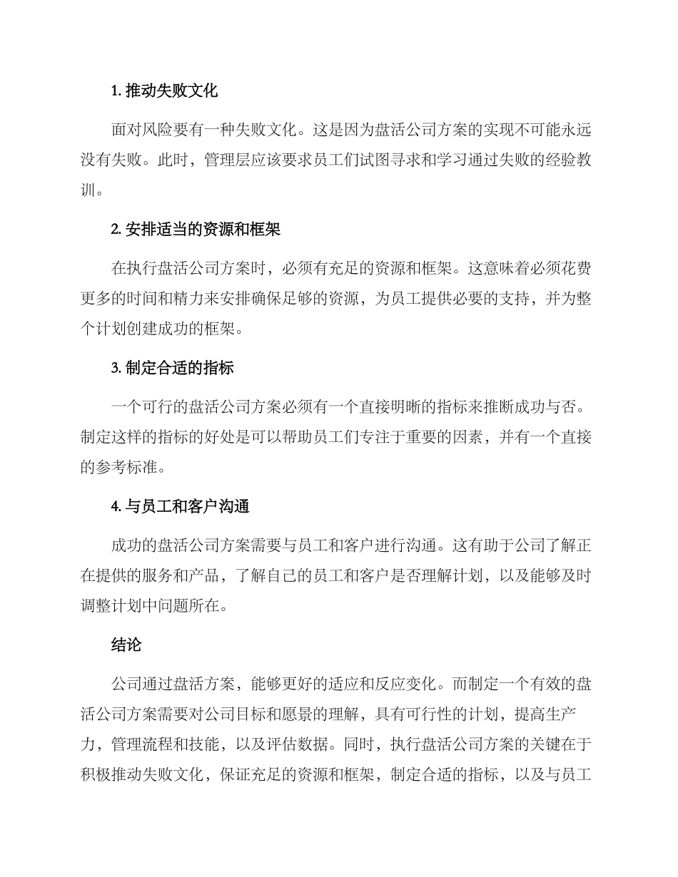 盘活公司方案参考_第3页