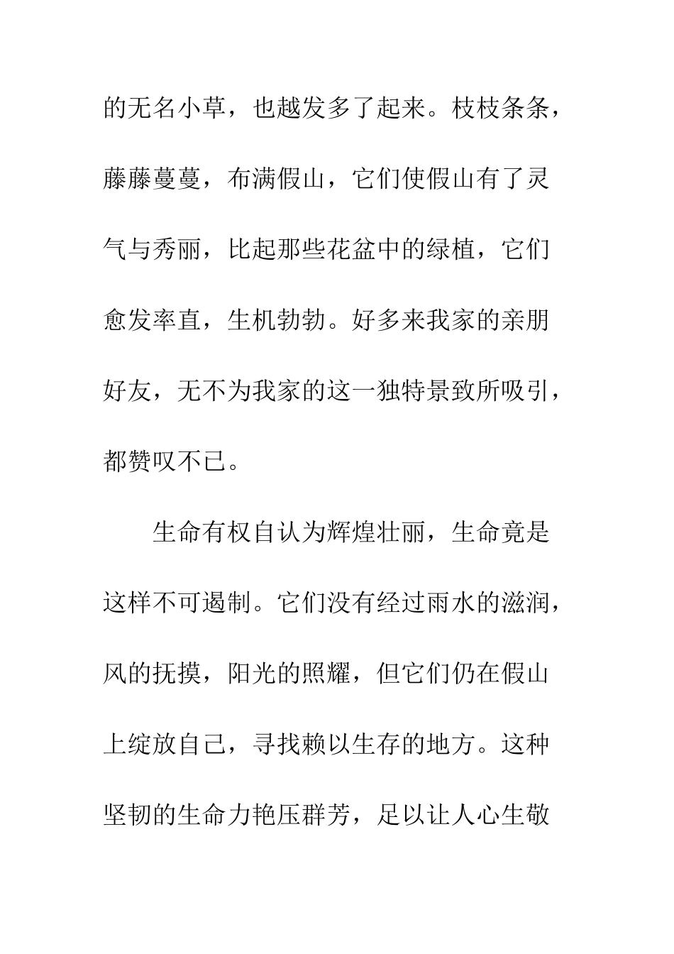 石缝间的生命优秀教案_第3页