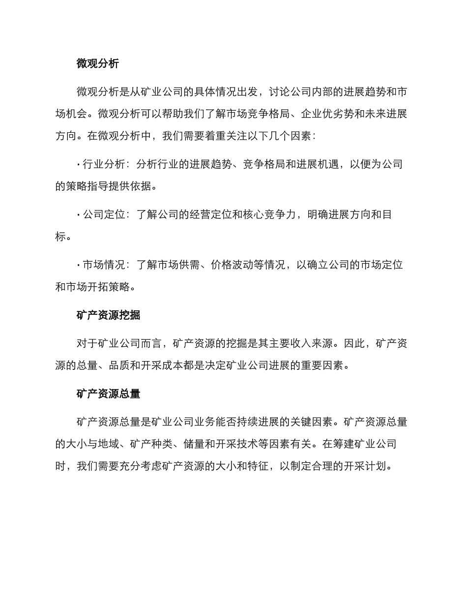 矿业公司筹建方案_第2页