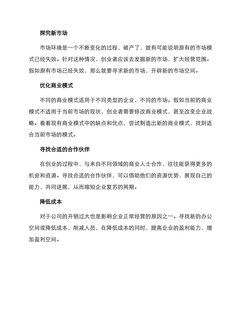 破产创业方案_第2页
