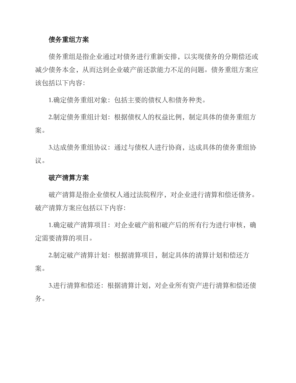 破产管理方案_第2页