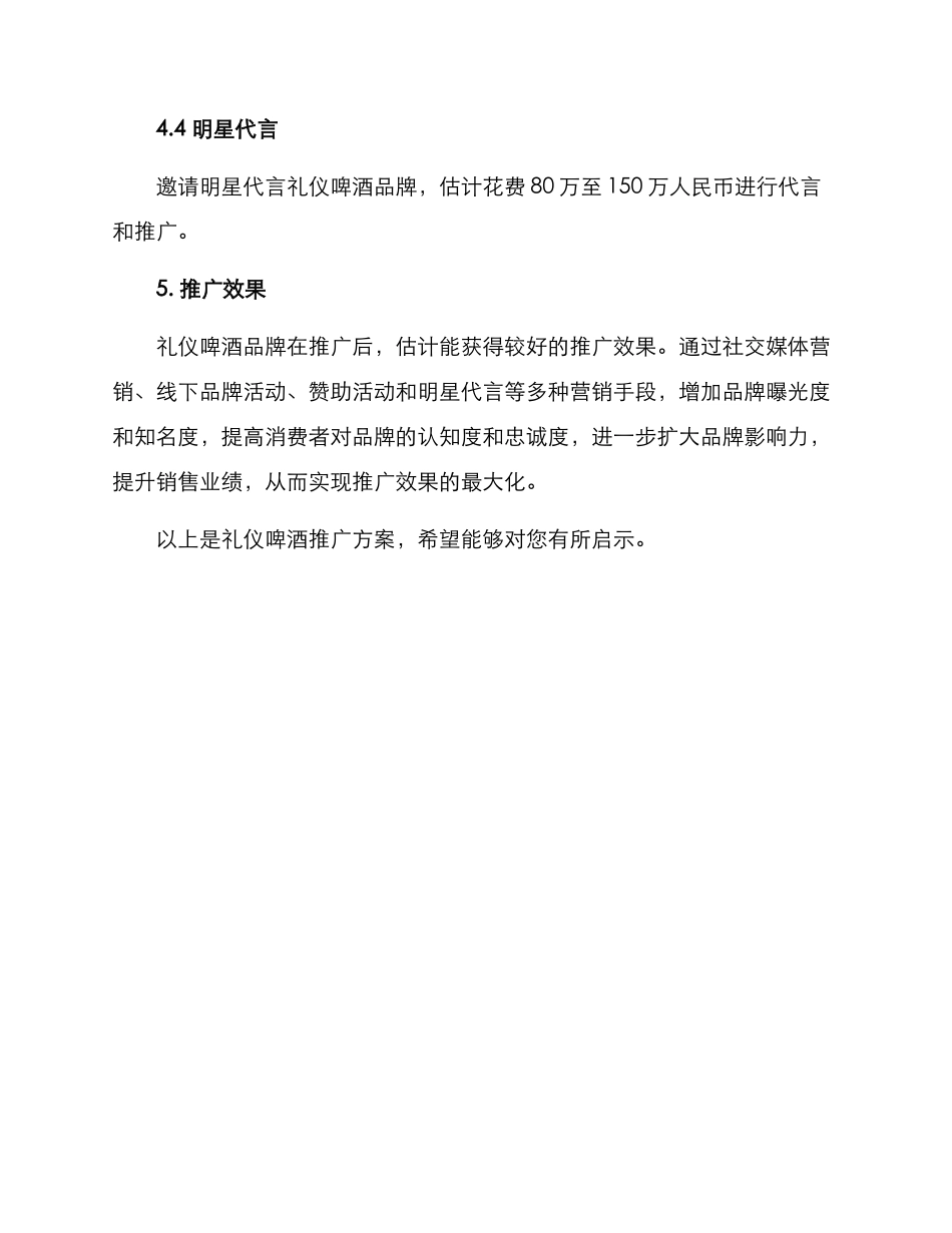 礼仪啤酒推广方案_第3页