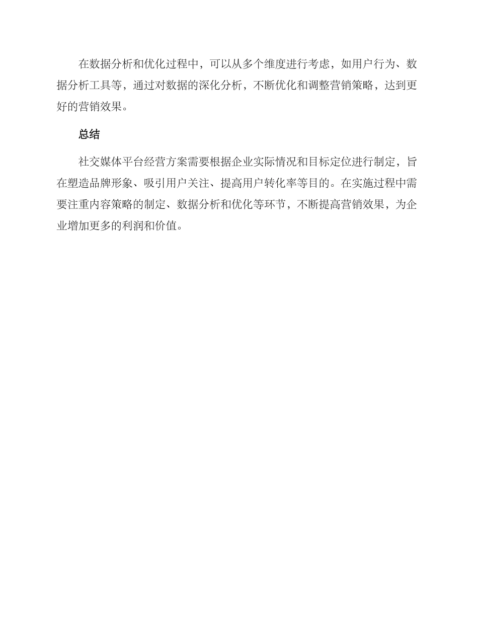 社交媒体平台经营方案_第3页