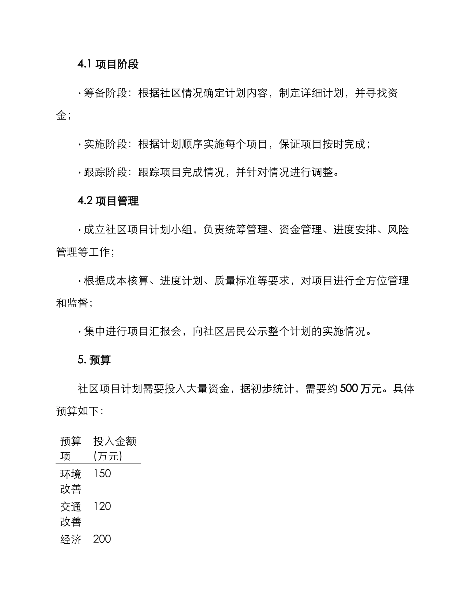 社区项目计划方案_第3页