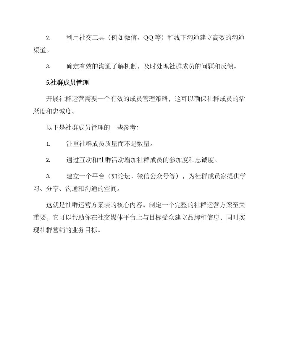 社群运营方案表_第3页