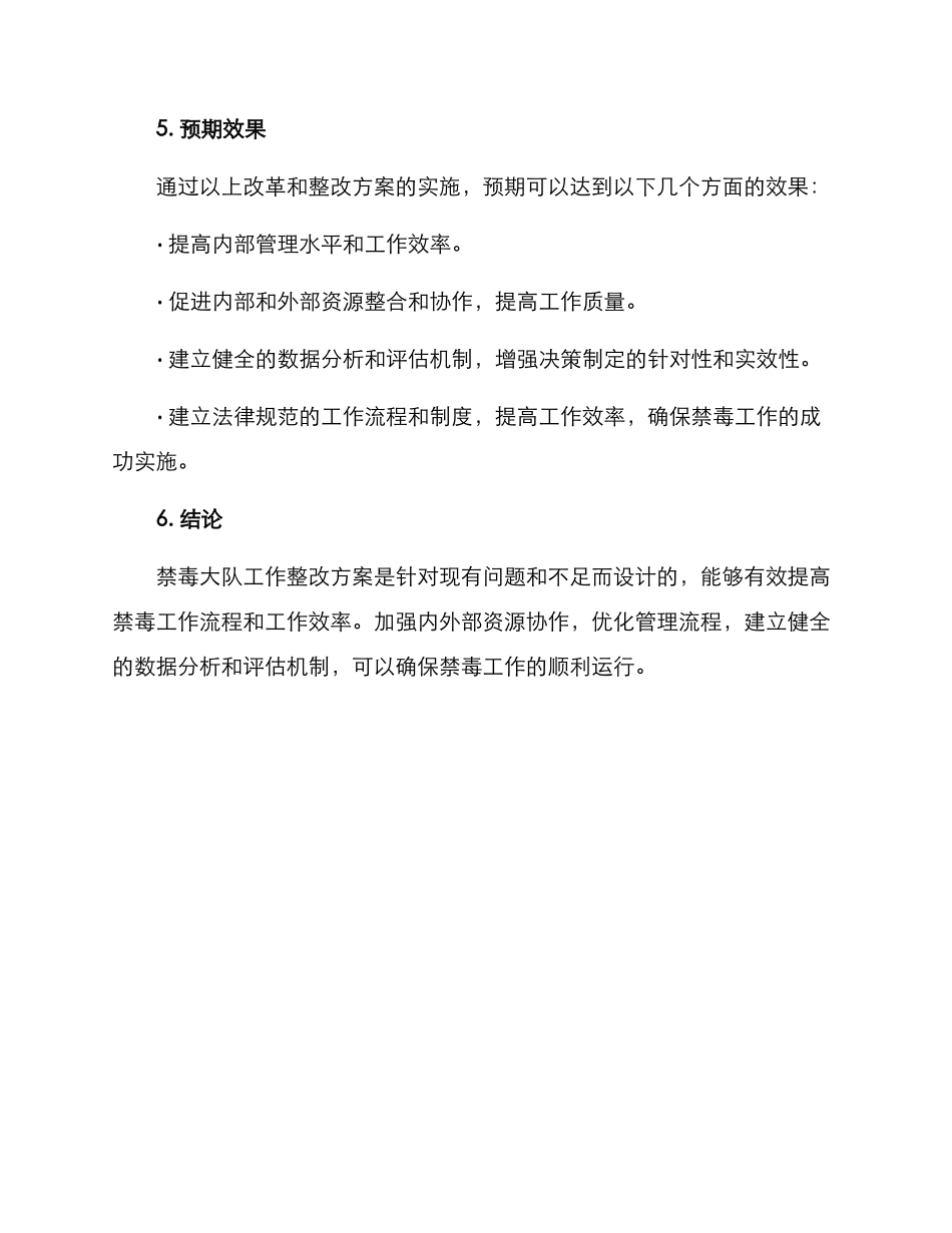 禁毒大队工作整改方案_第3页