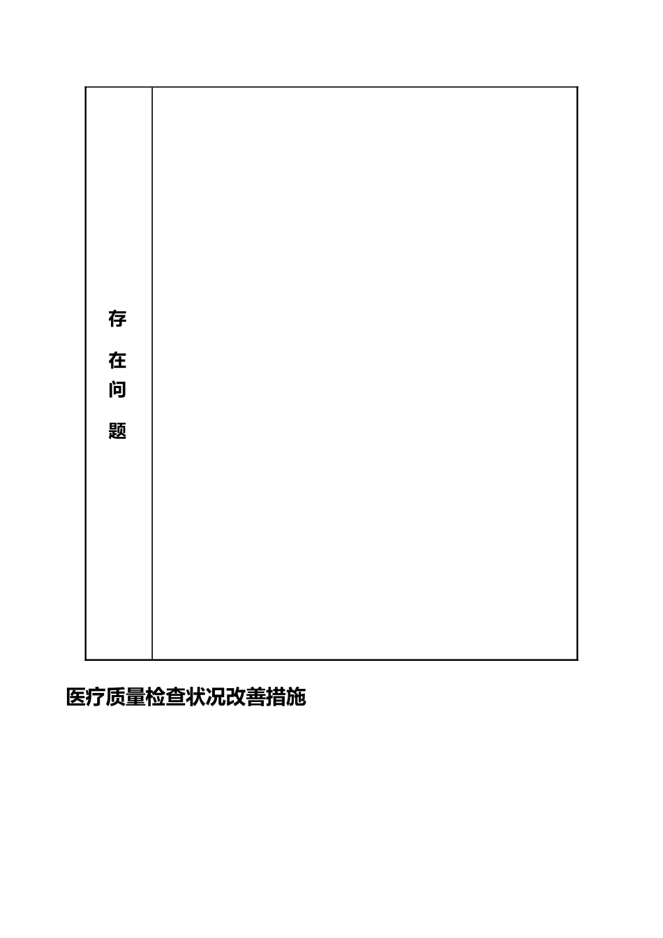 科室日常医疗质量自查和持续改进记录文稿_第2页