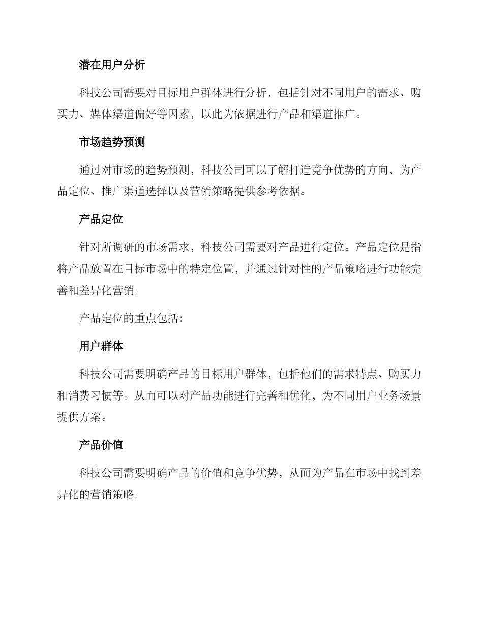 科技产品营销方案_第2页