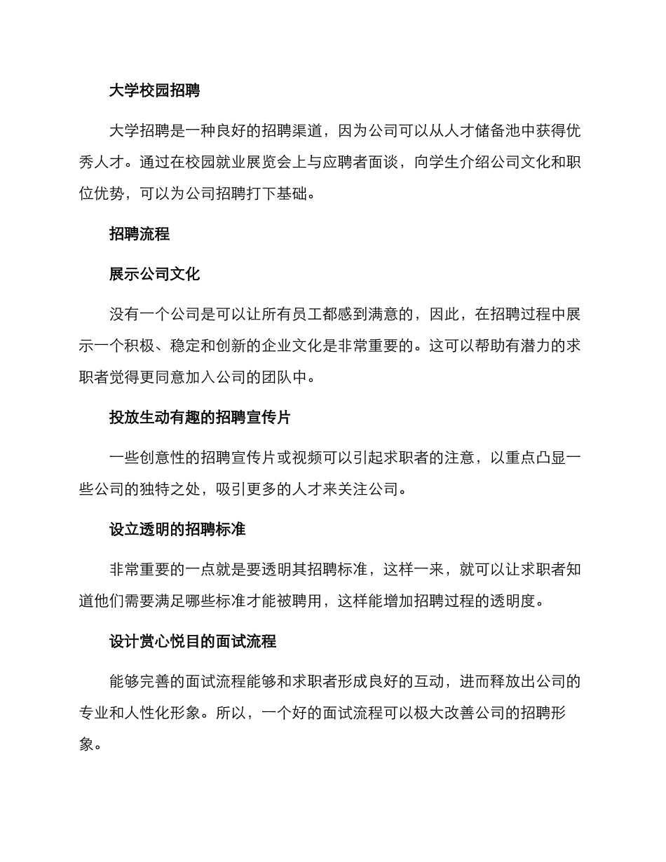 科技公司招聘方案_第2页