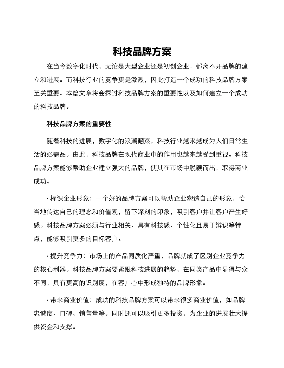 科技品牌方案_第1页