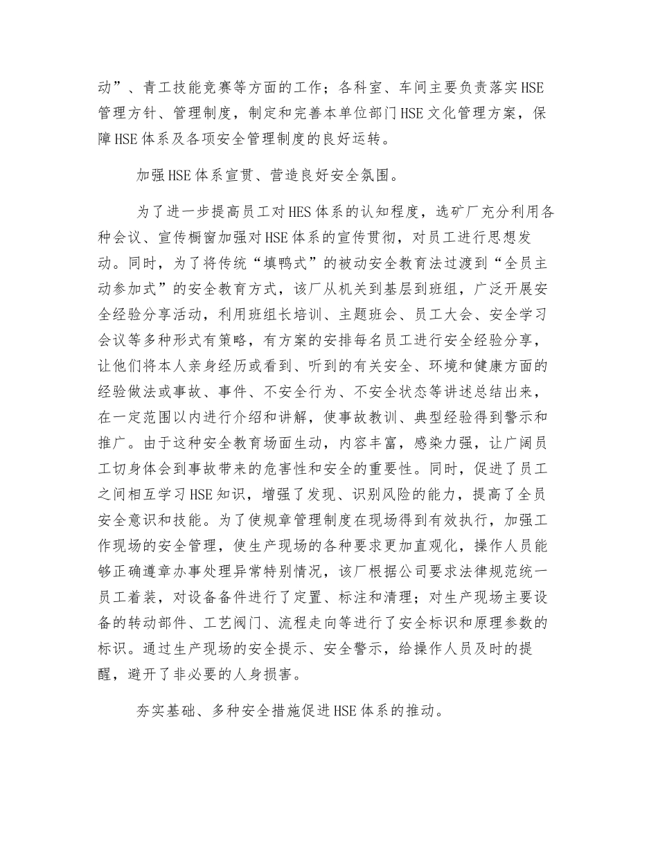 积极推进HSE体系建设努力夯实安全基础_第2页