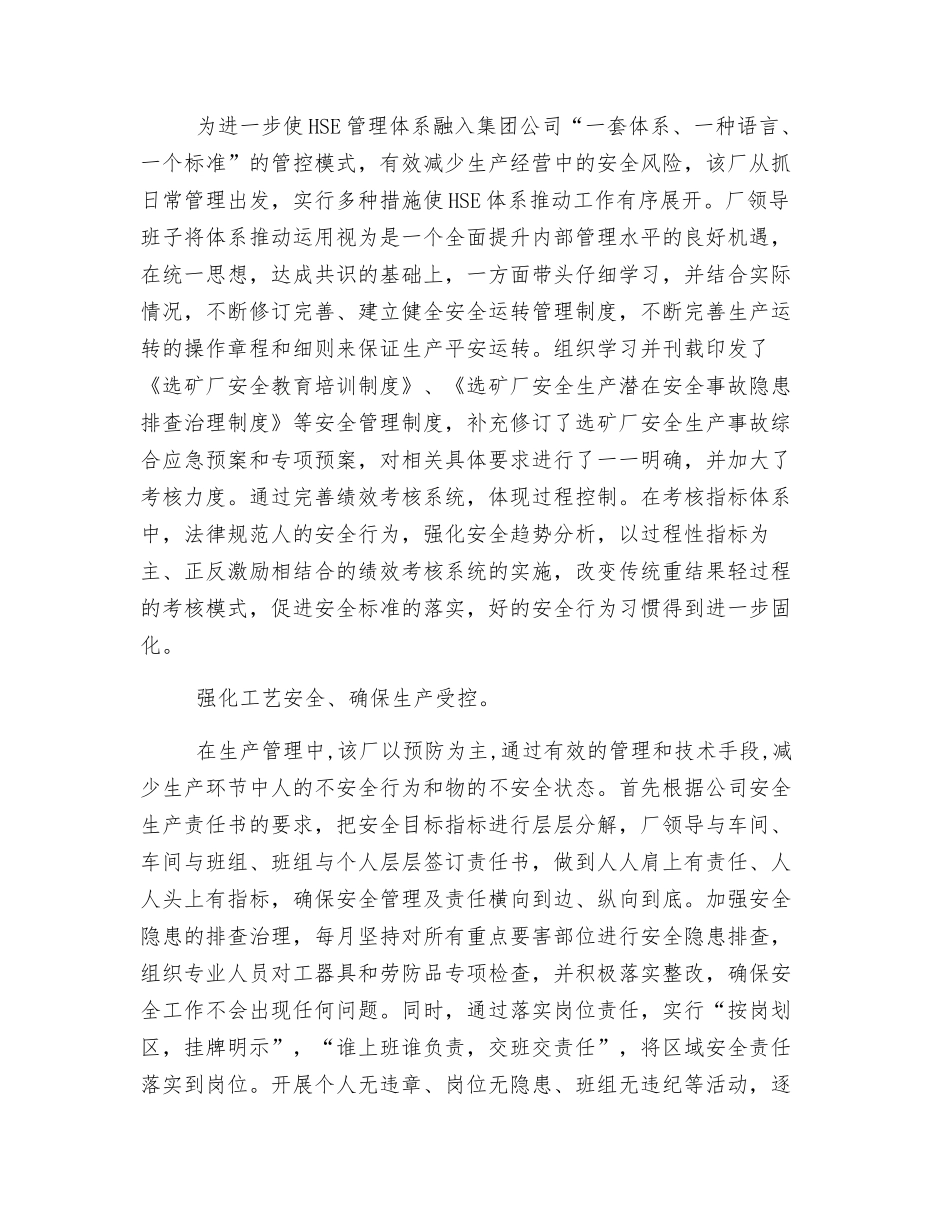 积极推进HSE体系建设努力夯实安全基础_第3页