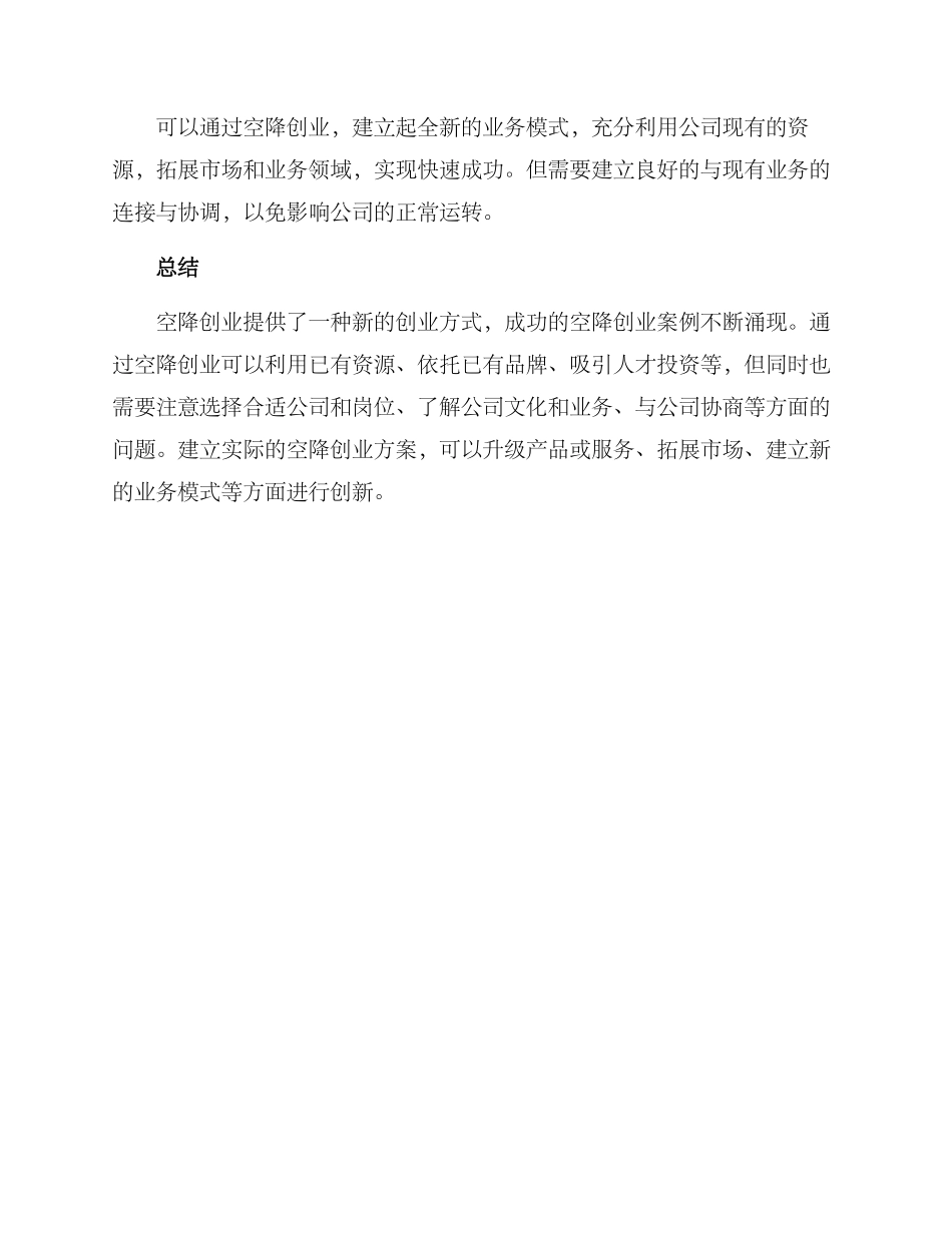 空降创业方案_第3页