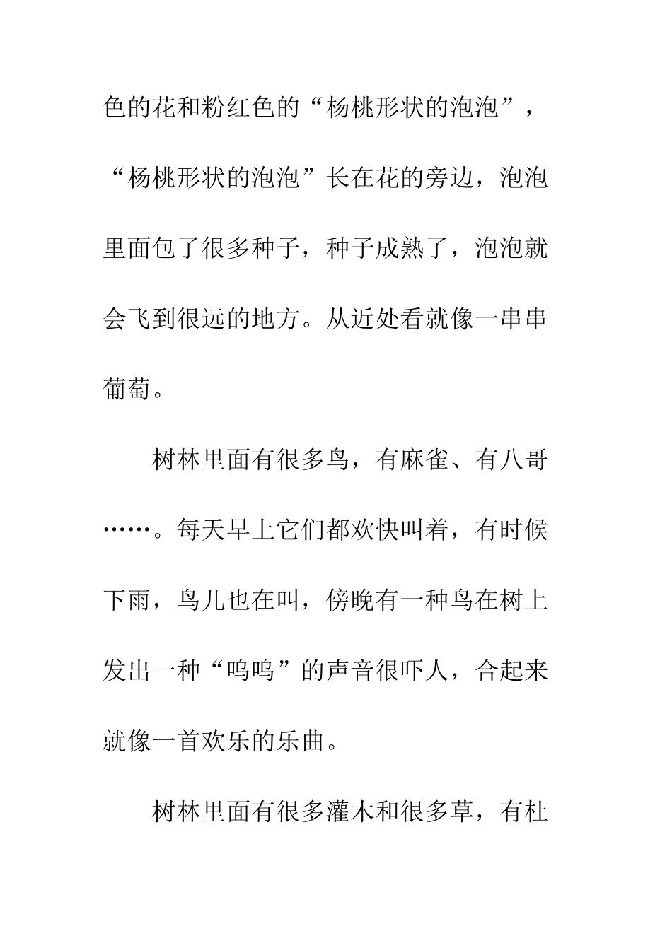 窗前的那片树林小学作文400字-秋天的树林作文300字_第2页