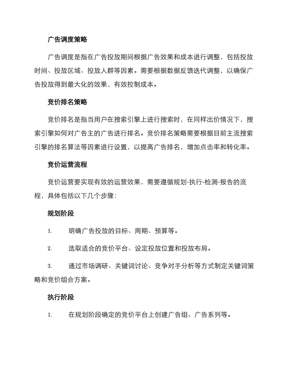 竞价运营策划方案_第2页