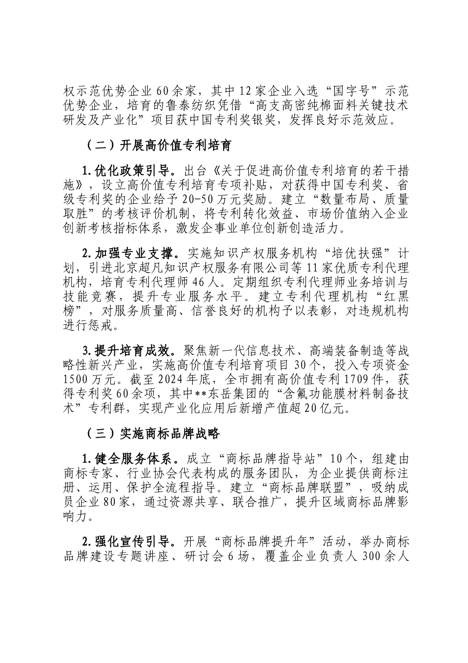 2025年全市知识产权工作推进会上的交流发言_第2页