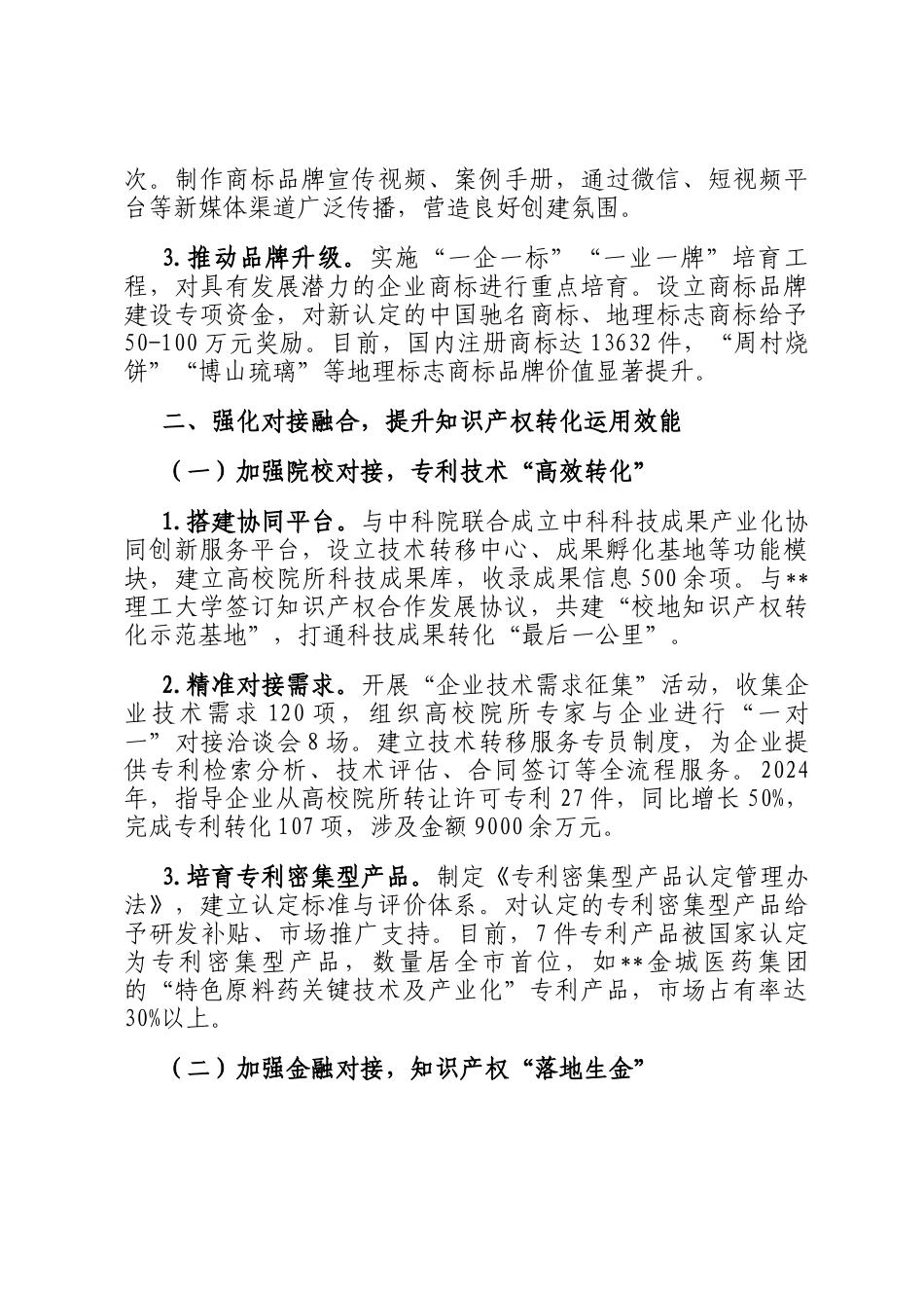 2025年全市知识产权工作推进会上的交流发言_第3页