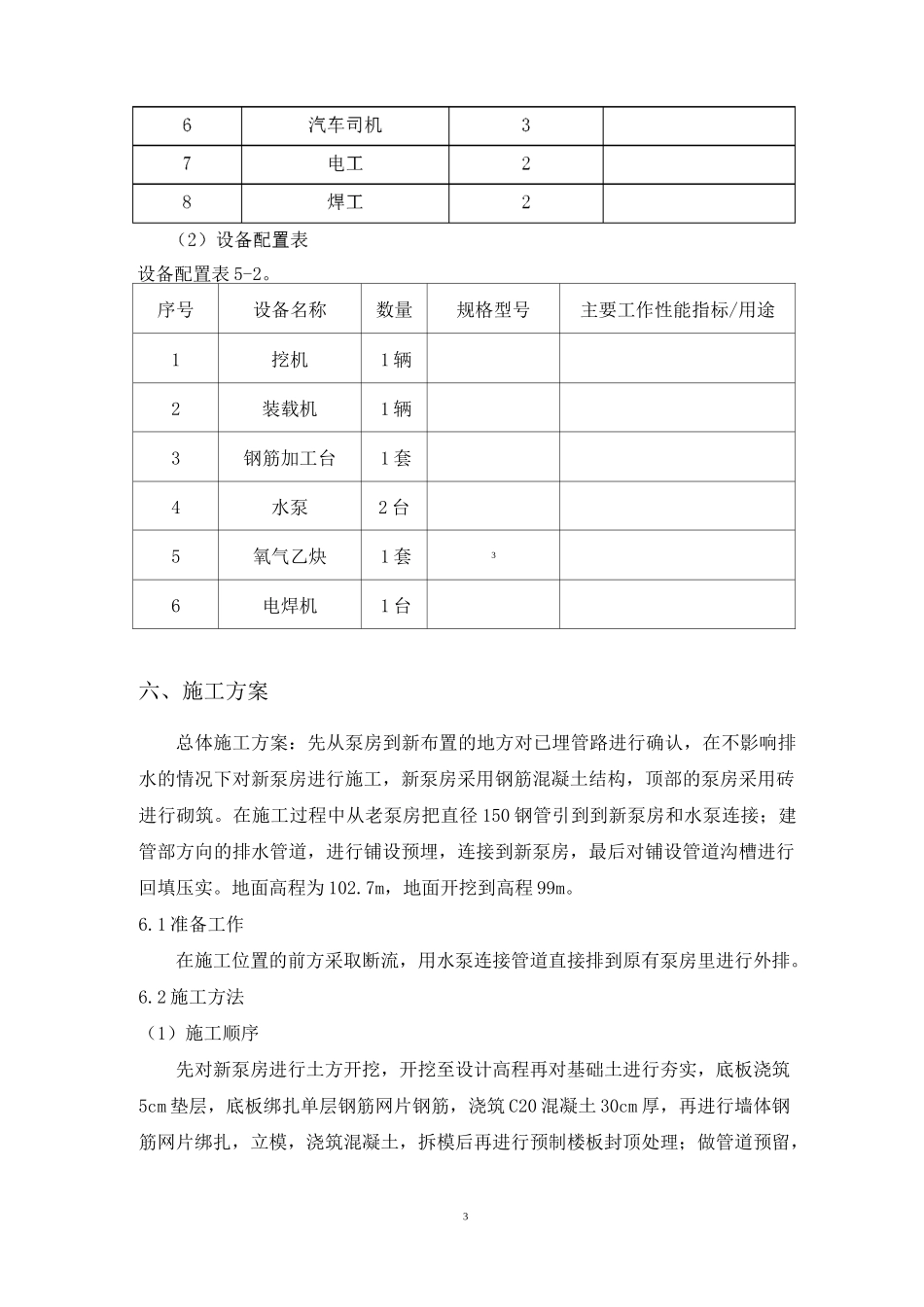 泵房施工方案78874_第3页
