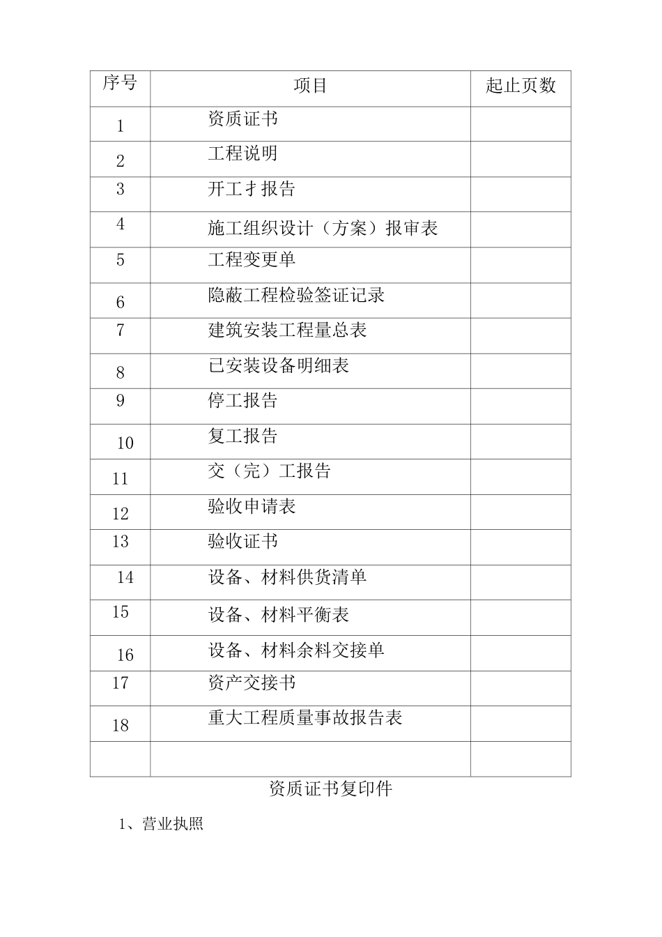 通信工程设备竣工资料范本_第3页