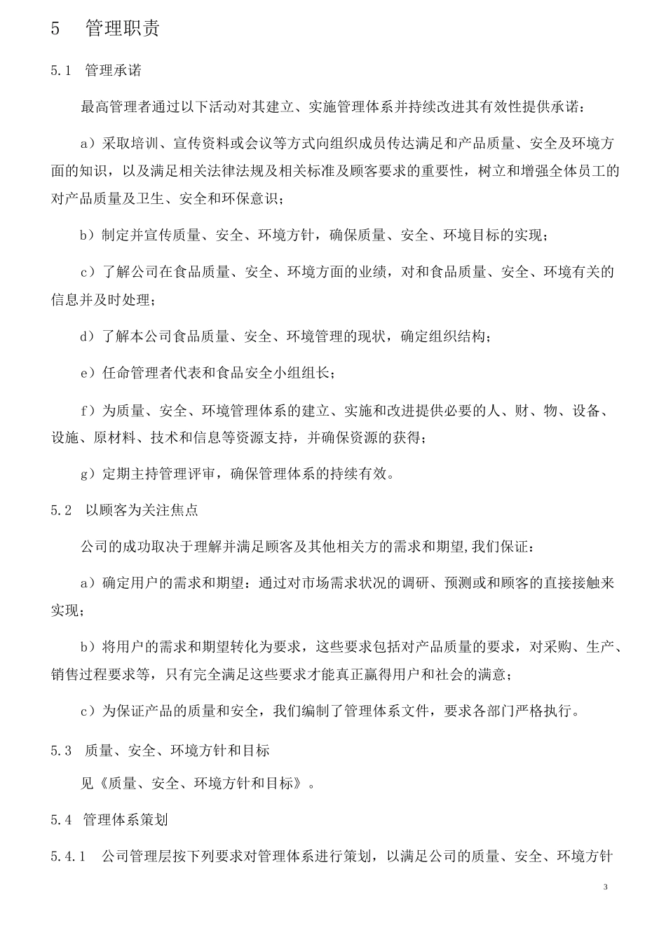 质量、安全、环境管理体系三体系_第3页