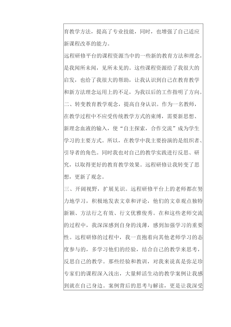 个人研修总结_第3页