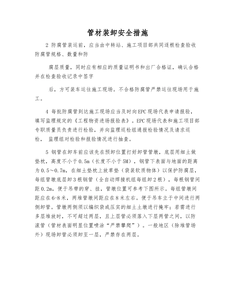 管材装卸安全措施_第1页