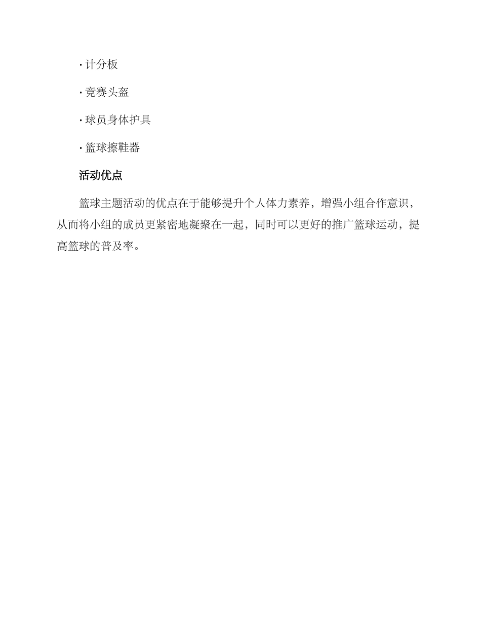 篮球主题策划方案_第3页