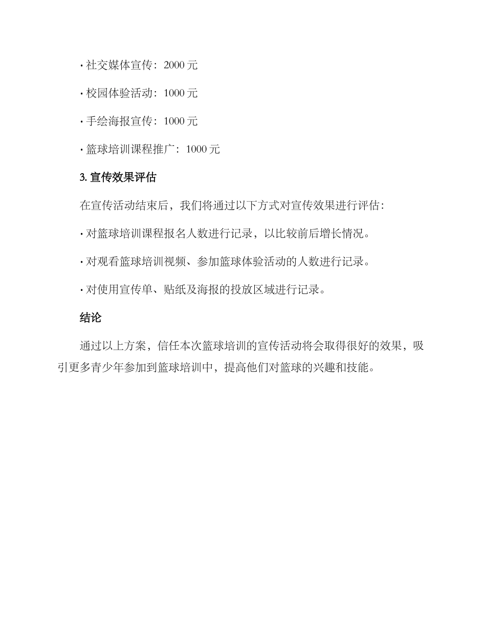 篮球培训宣传策划方案_第3页