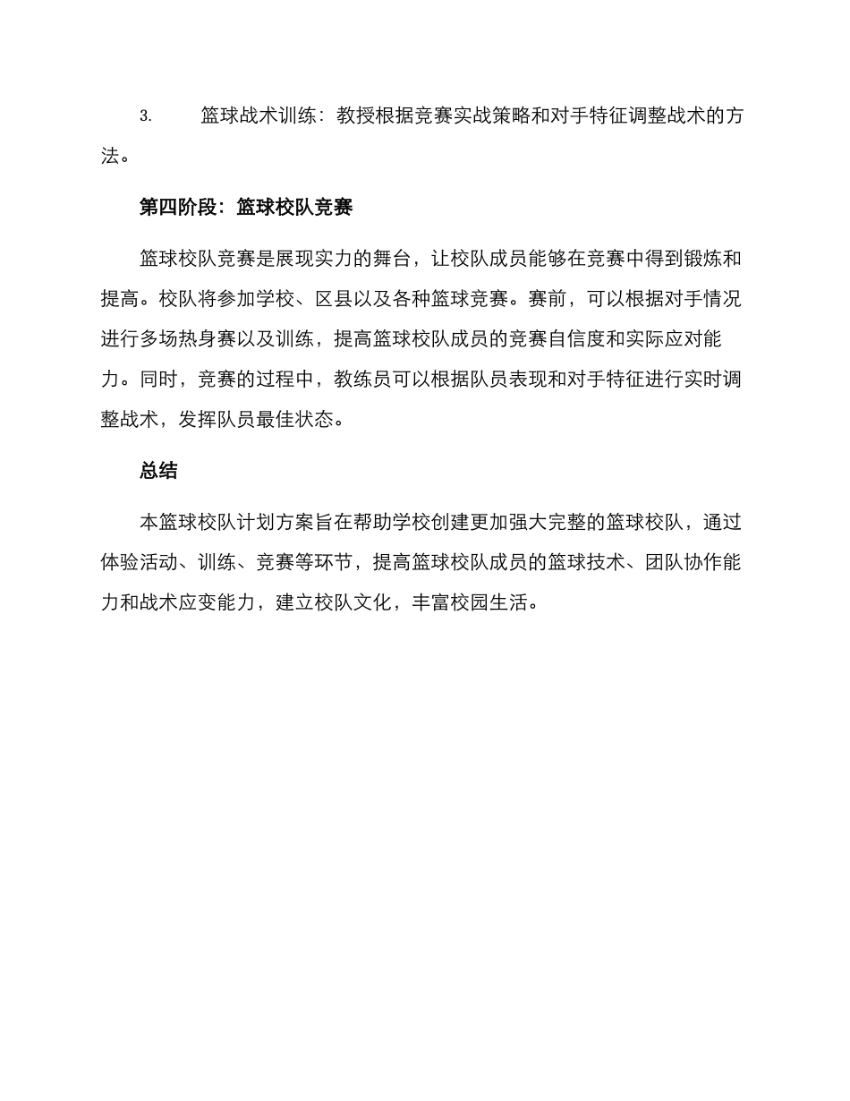 篮球校队计划方案_第3页