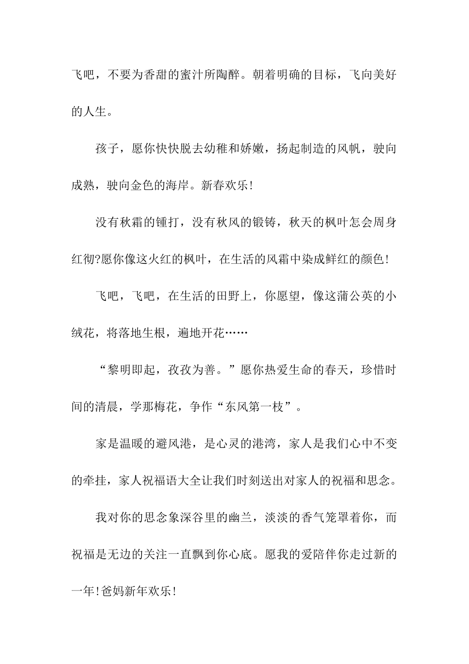 经典元旦给弟弟的祝福语_第2页