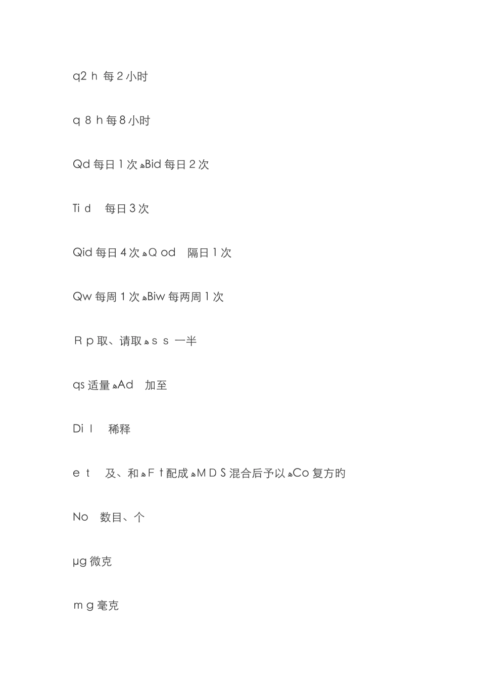 给药途径英文缩写作者_第2页