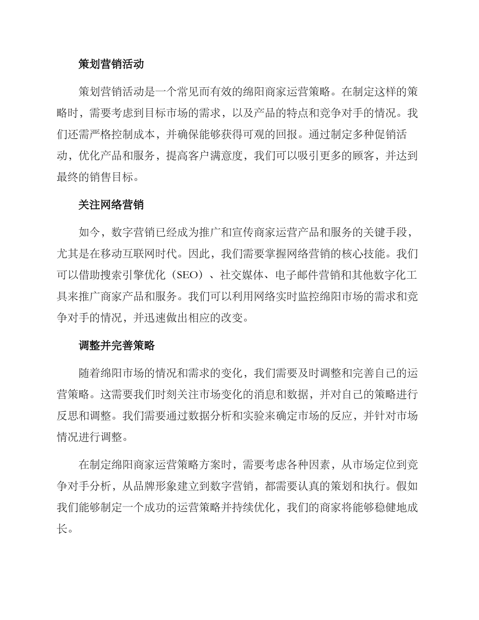 绵阳商家运营策略方案_第2页