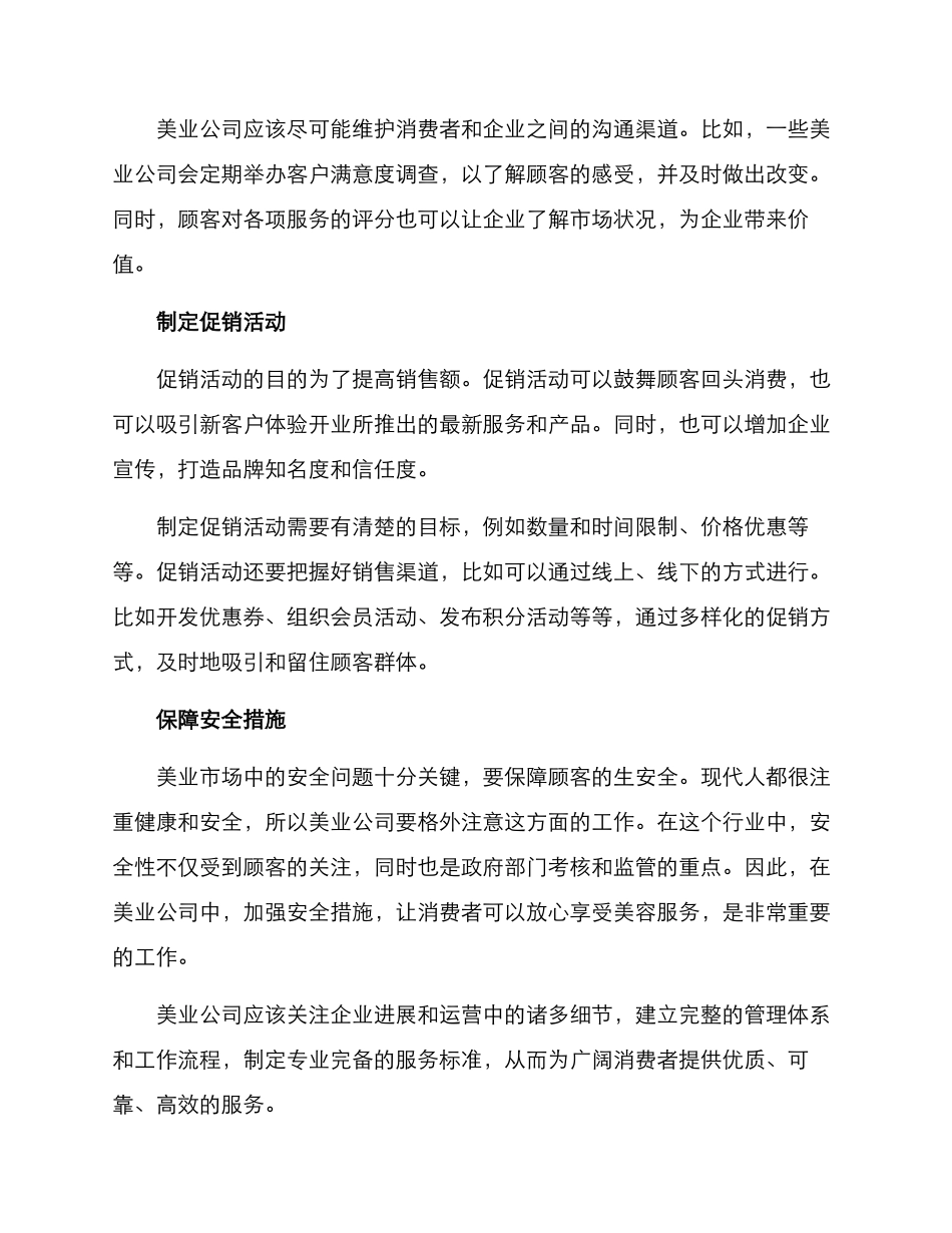 美业公司运营方案_第2页