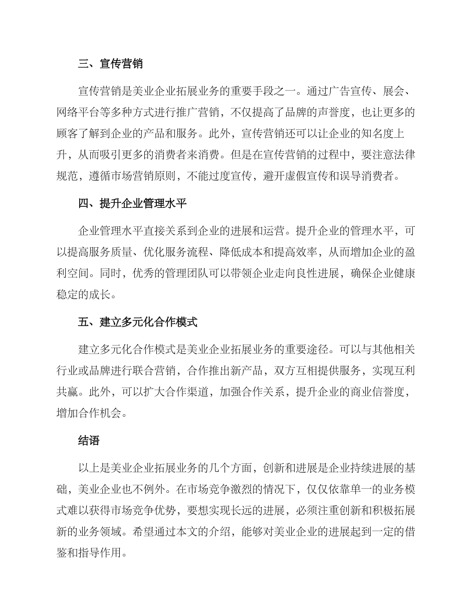 美业拓展方案_第2页