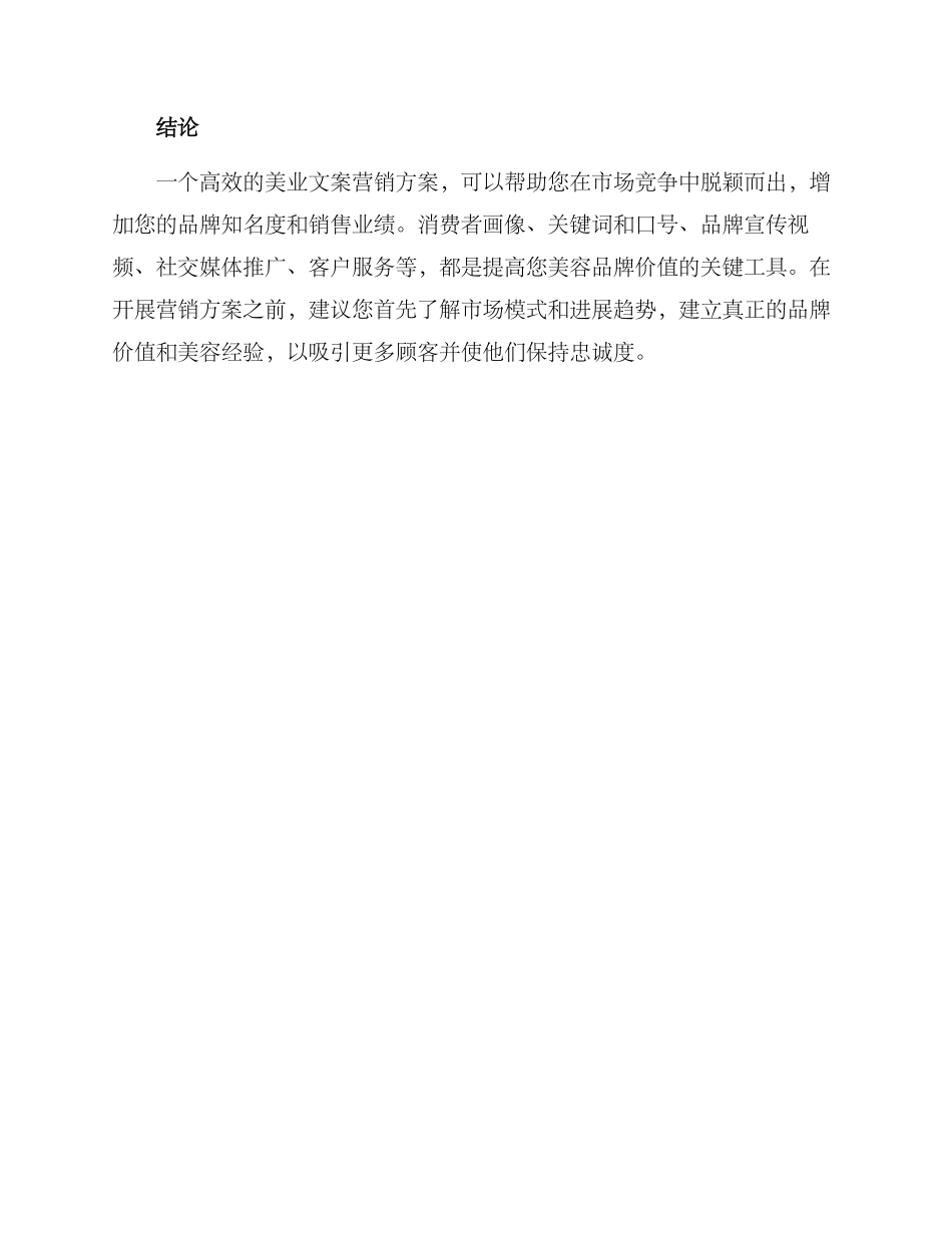 美业文案营销方案_第3页