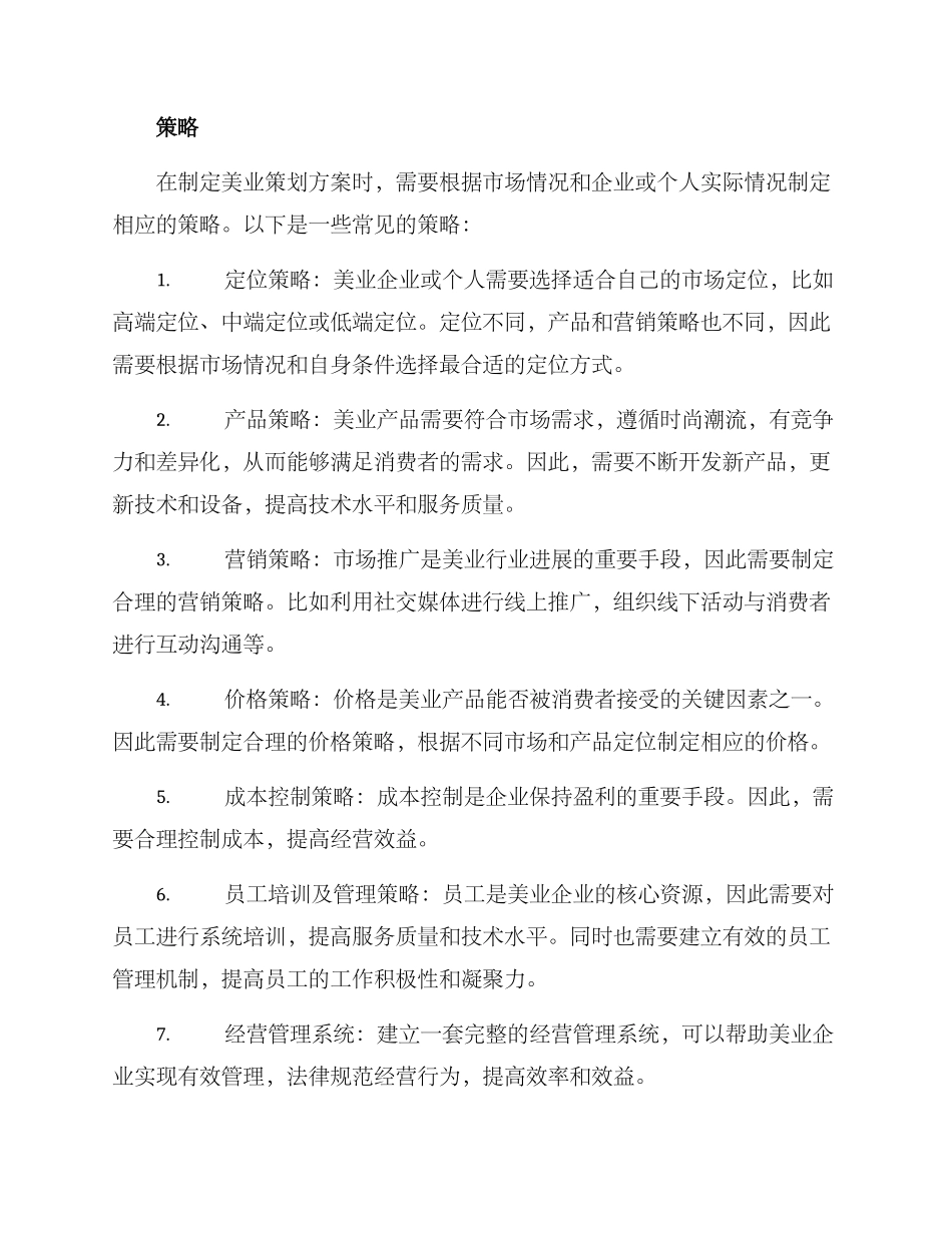 美业策划方案_第2页