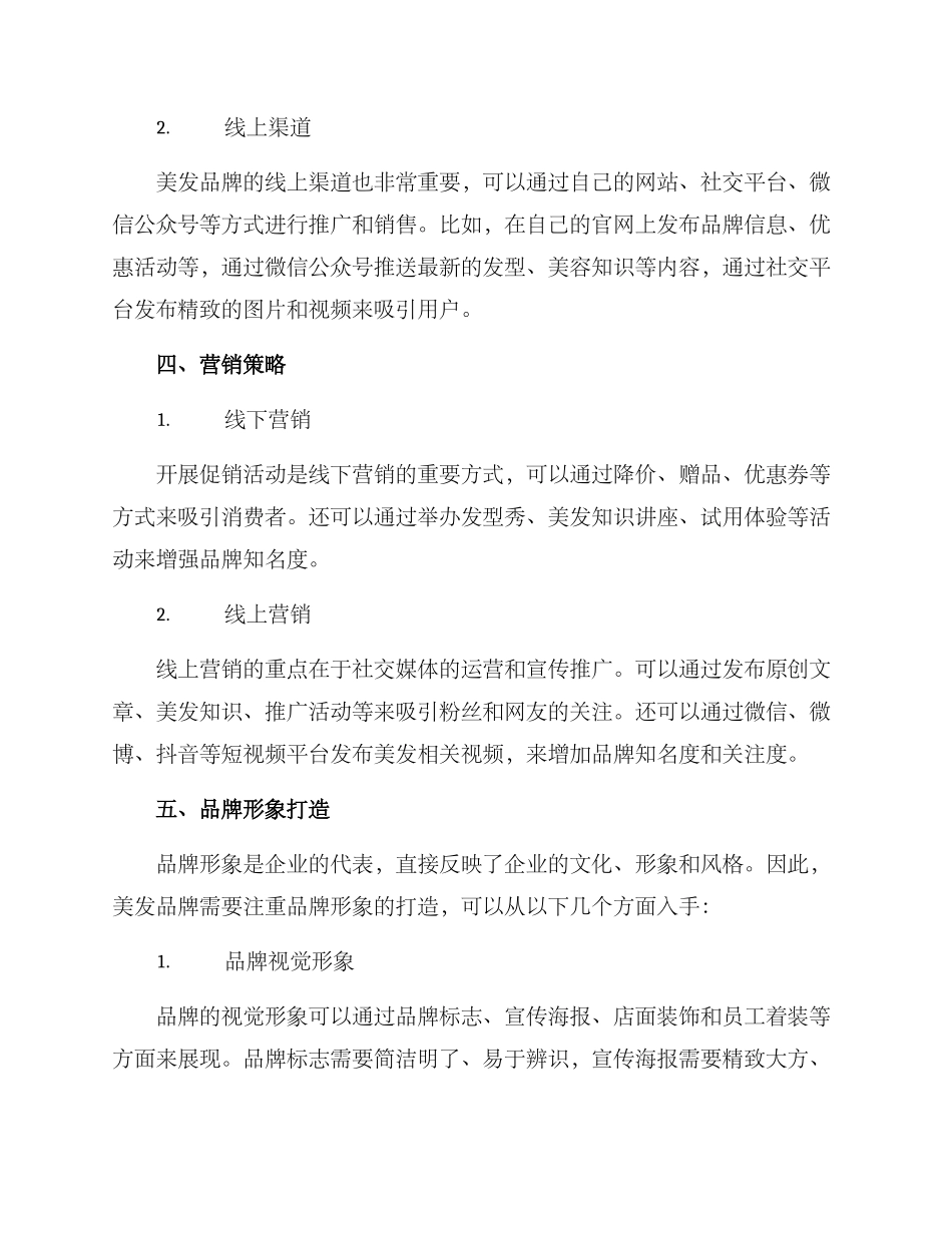 美发品牌运营策划方案_第2页