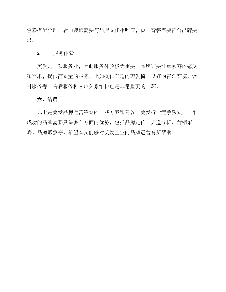 美发品牌运营策划方案_第3页
