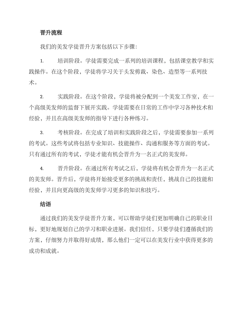 美发学徒晋升方案_第2页